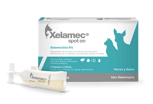 PIPETA XELAMEC HASTA 2.5KG PARA PERRO Y GATO UNIDAD 2